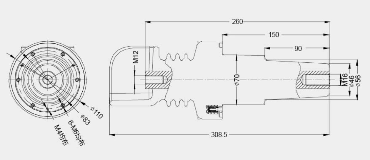 260 Vỏ đầu vào và đầu ra