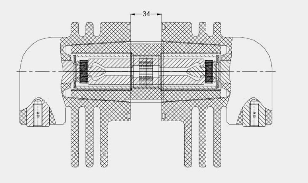 Ống lót kết nối bên cho tủ khí bảo vệ môi trường cho GIS HBCT-F-83