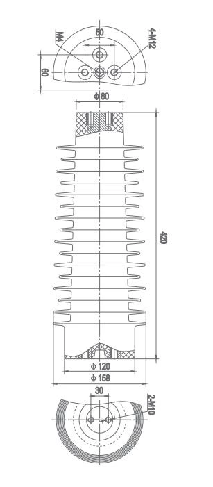 Cách điện 40,5kV ZNN / Cách điện cảm biến CNN