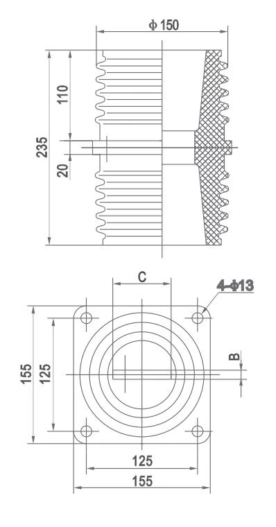 Ống lót TGN1-10Q / 235