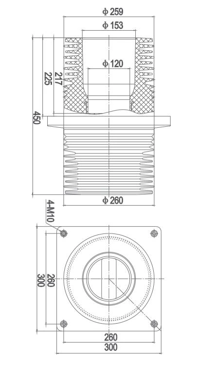 Ống lót TGN40.5-450