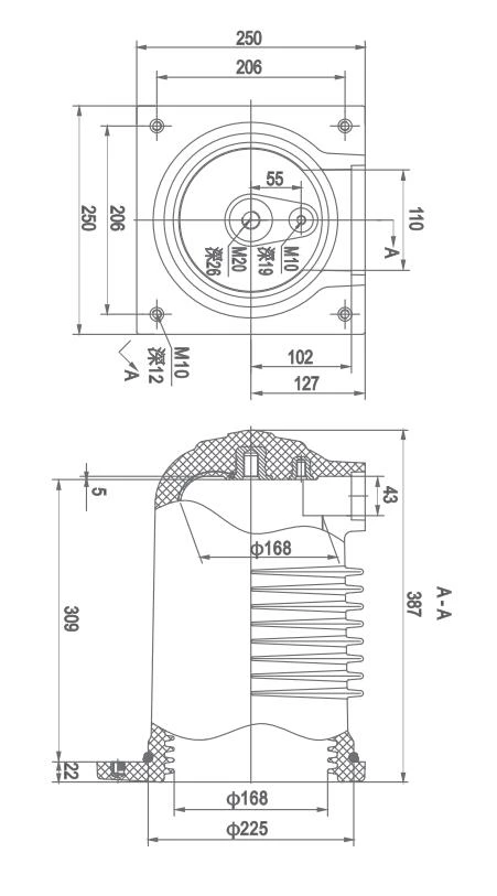 Hộp tiếp xúc được che chắn CHN24-507