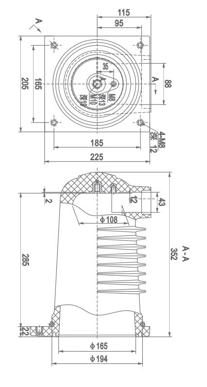 Hộp tiếp xúc được bảo vệ CHN24-508